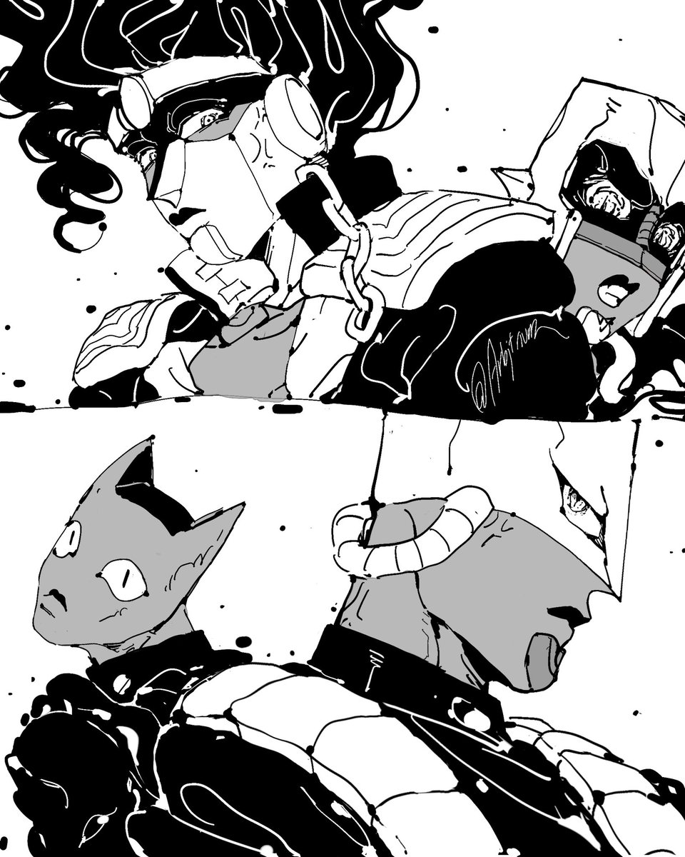 I imagine them living in a big family

#jjbafanart