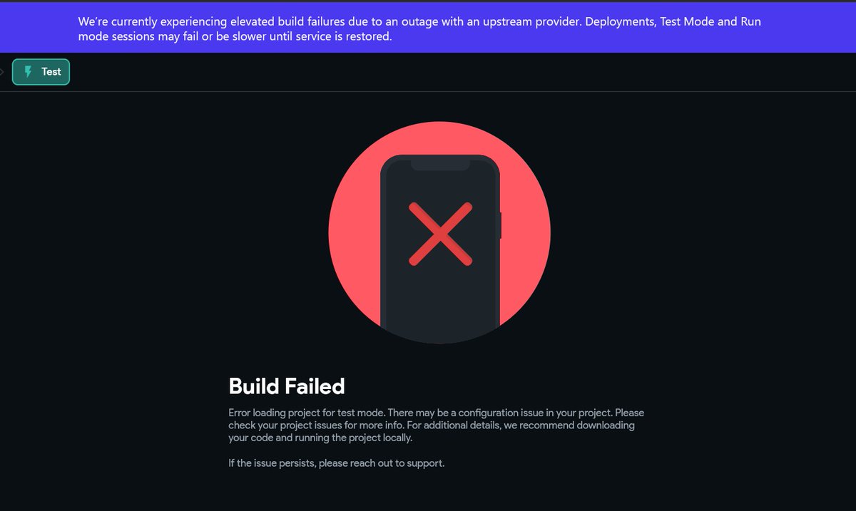 Dhestiny144's tweet image. Flutterflow is down🫤🫤
#flutterflowdevs #Flutterflow