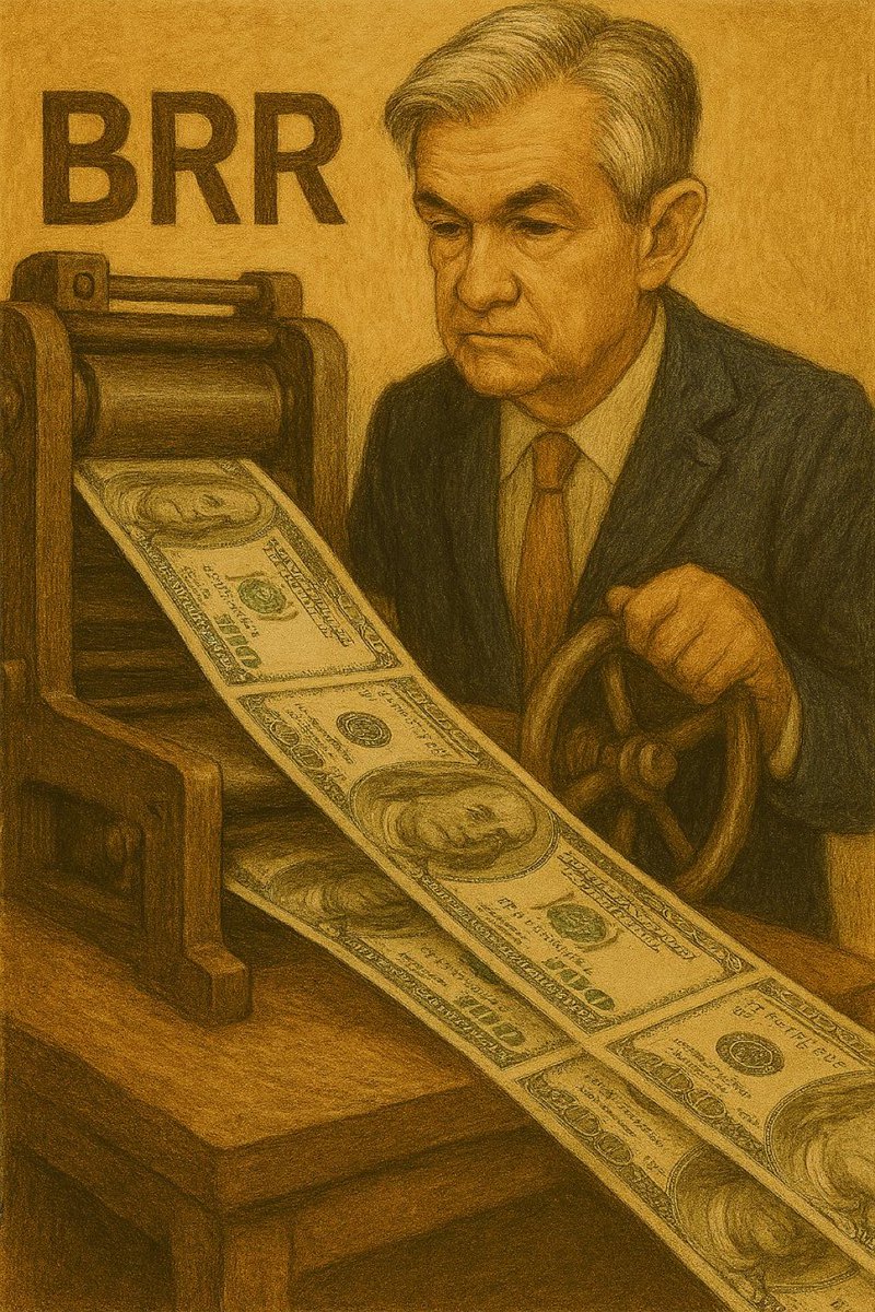 APompliano's tweet image. The money printer is coming.

$BRR