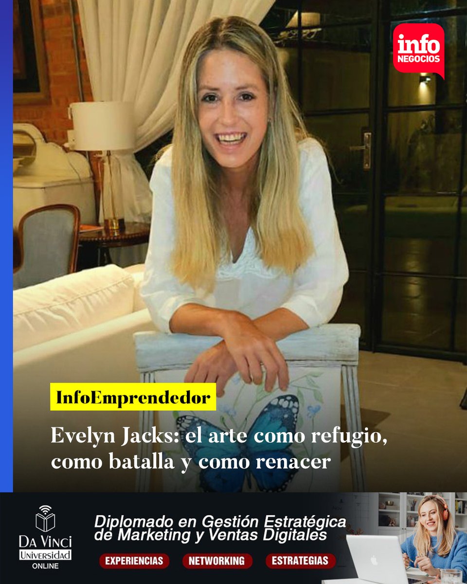 InfoNegocios_PY's tweet photo. 🛍 #infoEmprendedor |
Evelyn Jacks usó el arte 🎨 como refugio en su lucha contra el cáncer, transformó su dolor en color y renació para inspirar. 💪
https://t.co/cVfDHAqHcl https://t.co/u5jjDypQNu