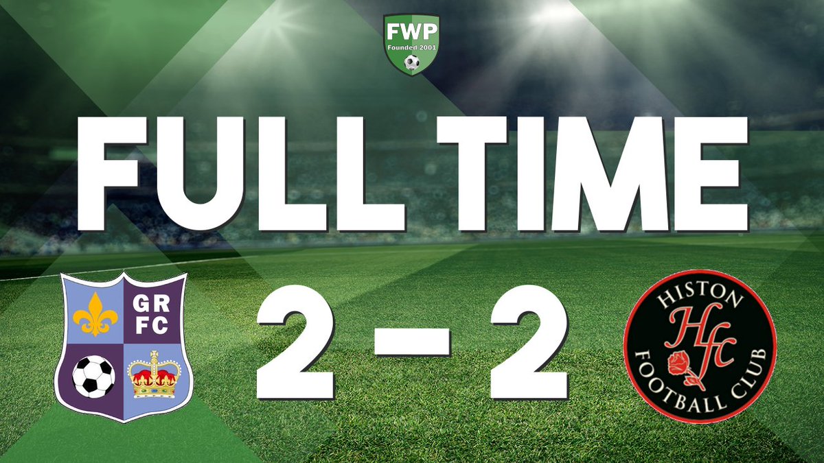 FULL-TIME: Godmanchester Rovers 2-2 Histon fwp.co/MS3BMr