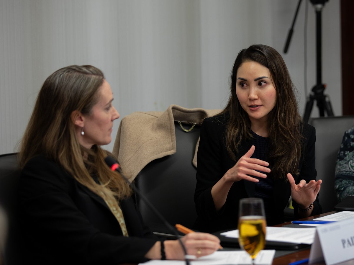 CharlesEdel's tweet image. .@kristinejlee27 and @EmilyHardingDC spoke at our @CSIS-@NSC_ANU Workshop in a session on technology, standards, and strategic competition.