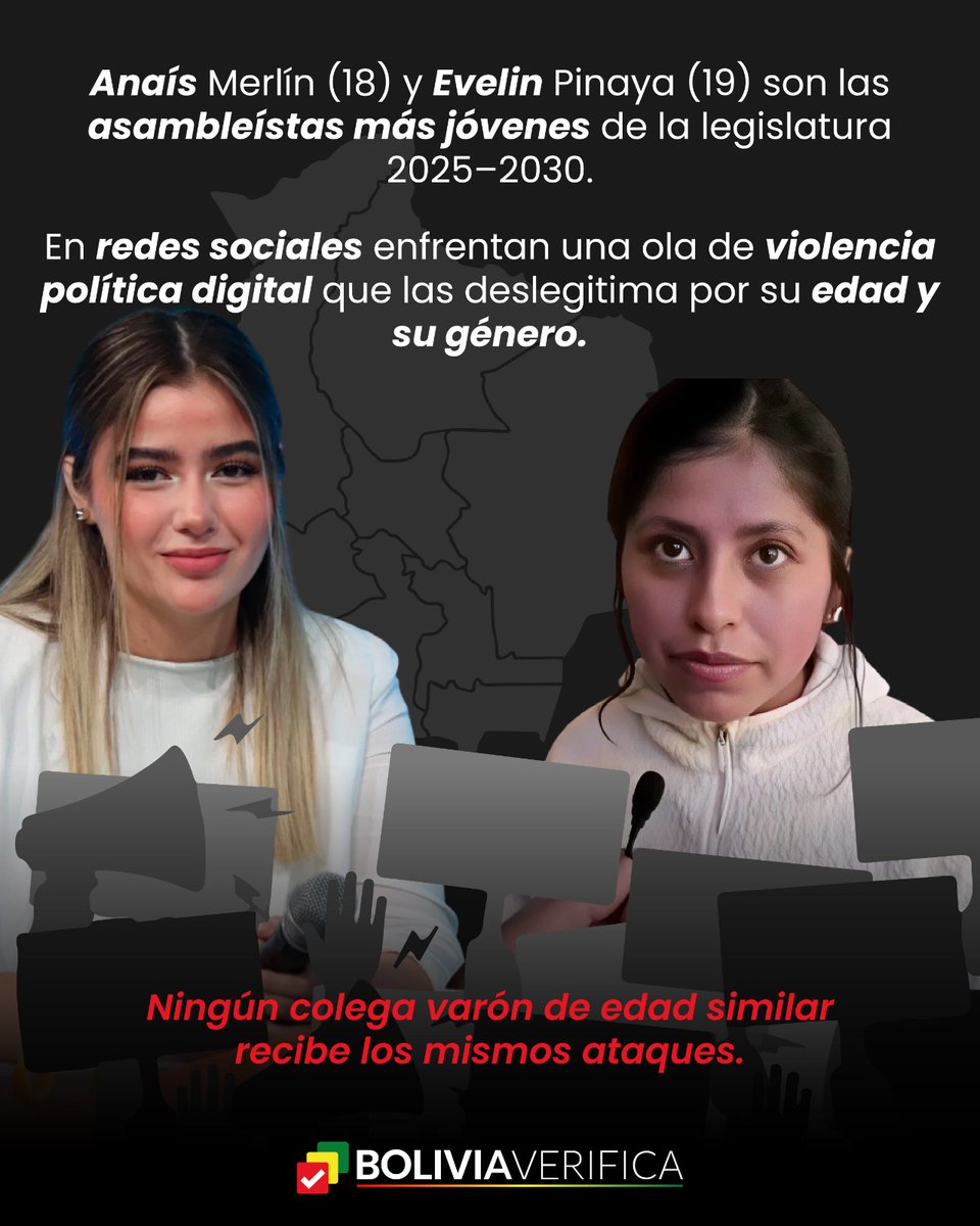 BoliviaVerif1ca's tweet image. ¿Por qué ser joven y mujer en política sigue siendo un motivo de ataque? 🗣️
La violencia digital no puede ser el precio de participar en política. Respetar y acompañar a las nuevas generaciones fortalece la democracia.

boliviaverificaelecciones.bo/violencia-digi…

#Elecciones2025 #ViolenciaDigital