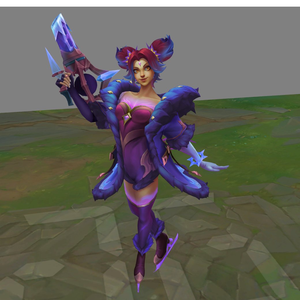 Winter Wonder Zeri chromas in-game 1/2