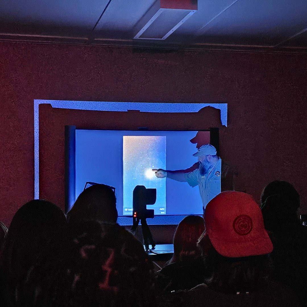 27 people joined us for a fantastic journey covering the history of astronomy, NASA (Hubble, Webb!), and amateur photography. 🚀

If you are interested in Fort Smallwood Park, please visit aacounty.org/recreation-par…

#StarrySkies #AACoParks #Astronomy