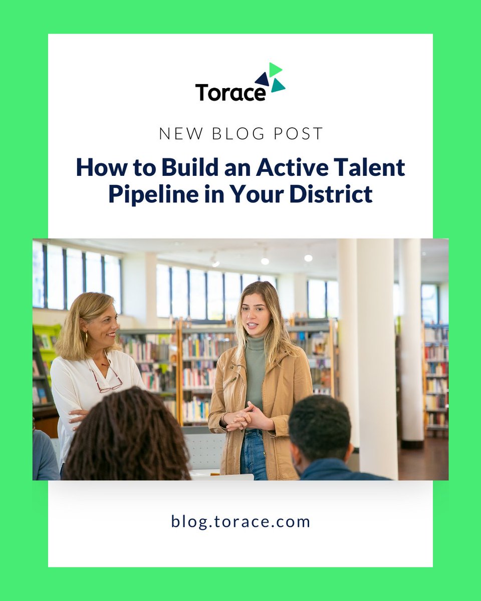 TeamTorace's tweet photo. 📝 New Blog Post: How to Build an Active Talent Pipeline in Your District

Discover five research-backed strategies to build an active teacher talent pipeline in your district and strengthen recruitment, retention, and mentoring.

https://t.co/iMgYzu6P8O

#talentpipeline https://t.co/1kY4Etir3j
