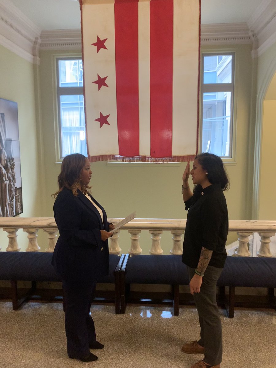 CMLewisGeorgeW4's tweet image. Join me in welcoming our newest #Ward4 ANC Commissioner, Tamira Benitez!
 
I have been grateful to see Commissioner Benitez's profound commitment to public service firsthand, and I'm thrilled to have her step up to serve our #Brightwood and #ManorPark communities.