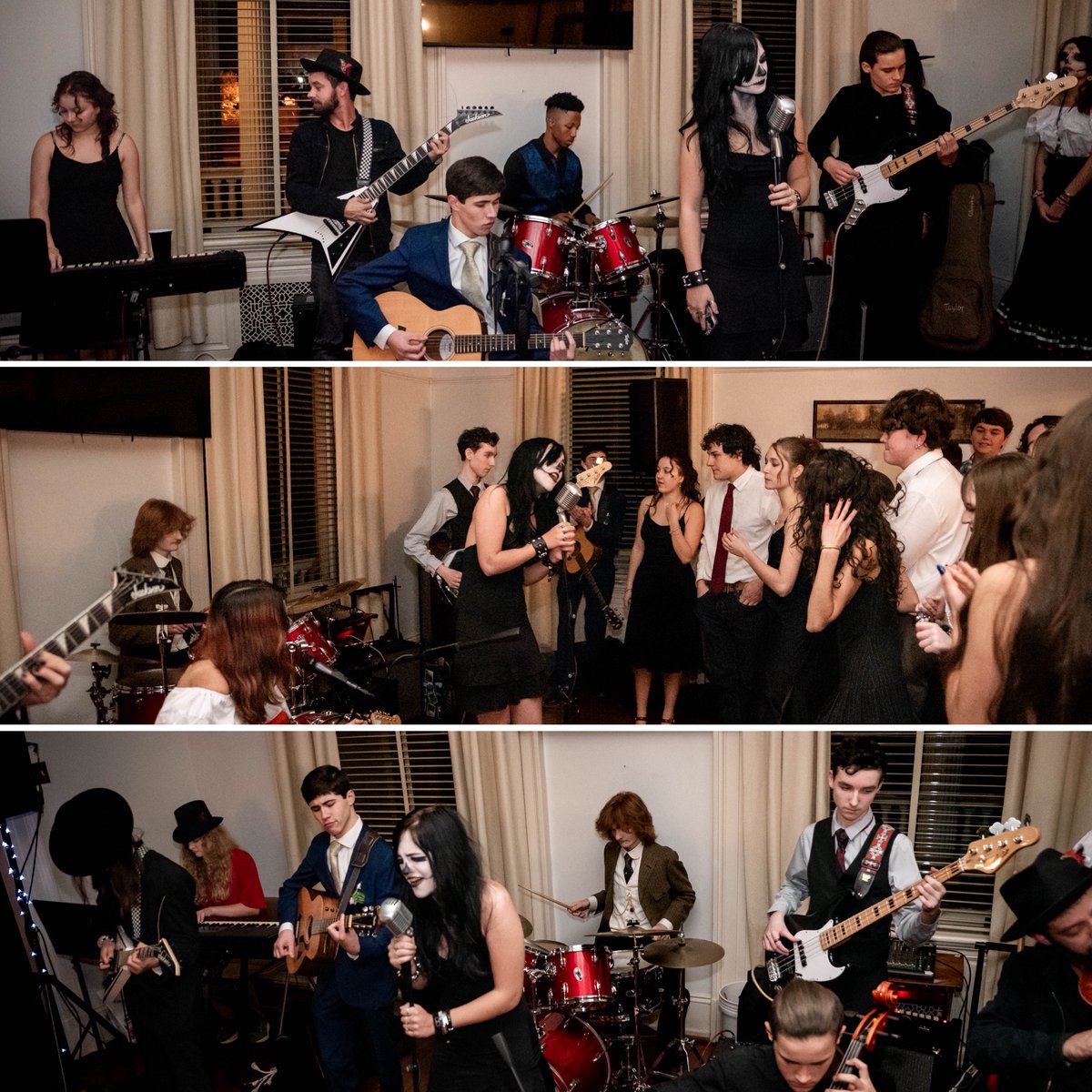CommunityHS's tweet image. Last but not least, we&apos;d like to thank Seph and our CHS Performance Band for taking time to play a set at our Fall Dance to really get the night going.🎶🎤🎸🎹🥁🎻🎵