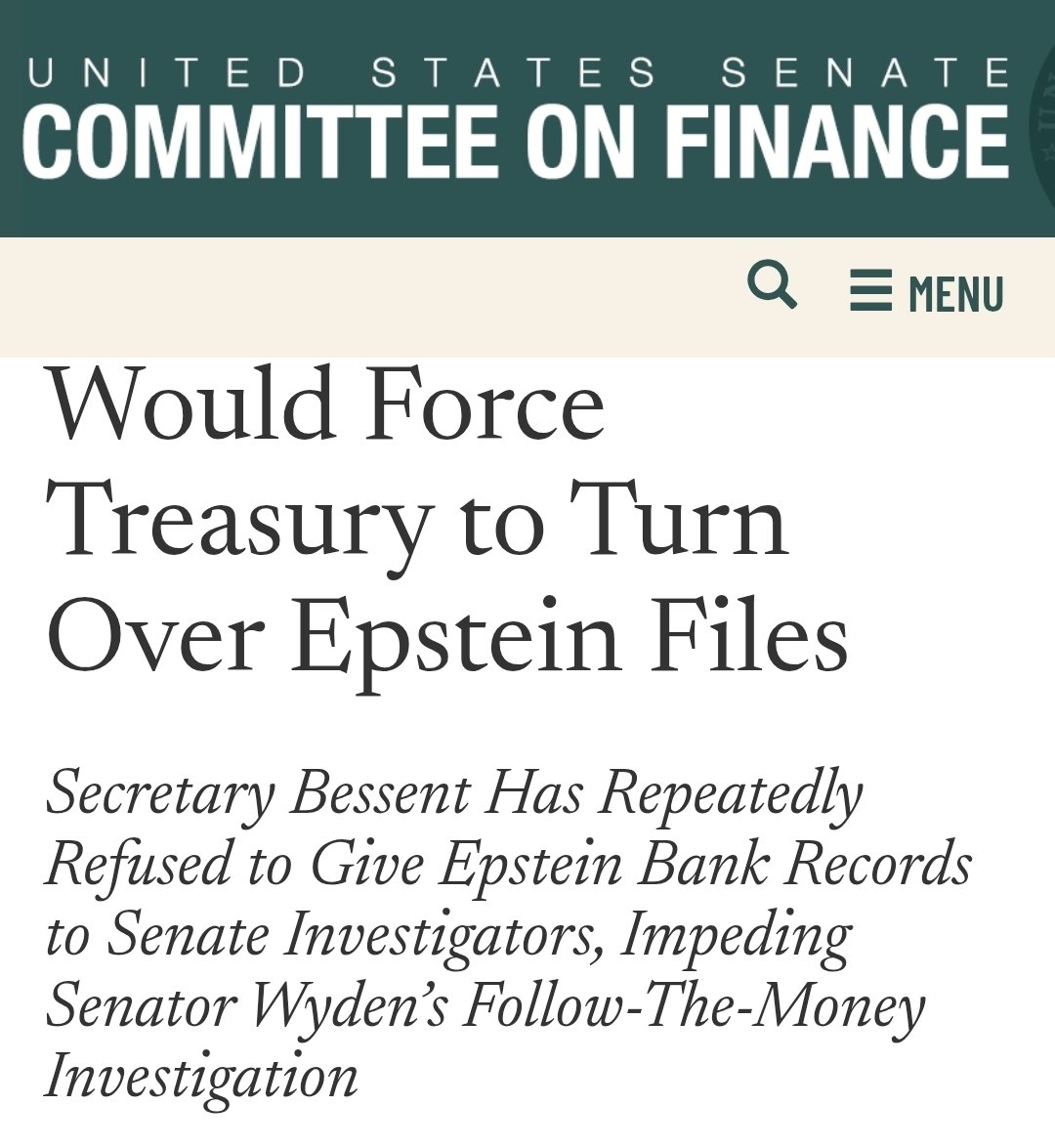 ‼️🇺🇸: <a href="/SenRandPaul/">Senator Rand Paul</a> should IMMEDIATELY CO-SPONSOR the PETRA ACT which would force the US Treasury to release all of its Suspicious Activity Reports on Epstein’s financials that are NOT COVERED under Epstein’s Transparency Act.

We leave NO STONE UNTURNED!