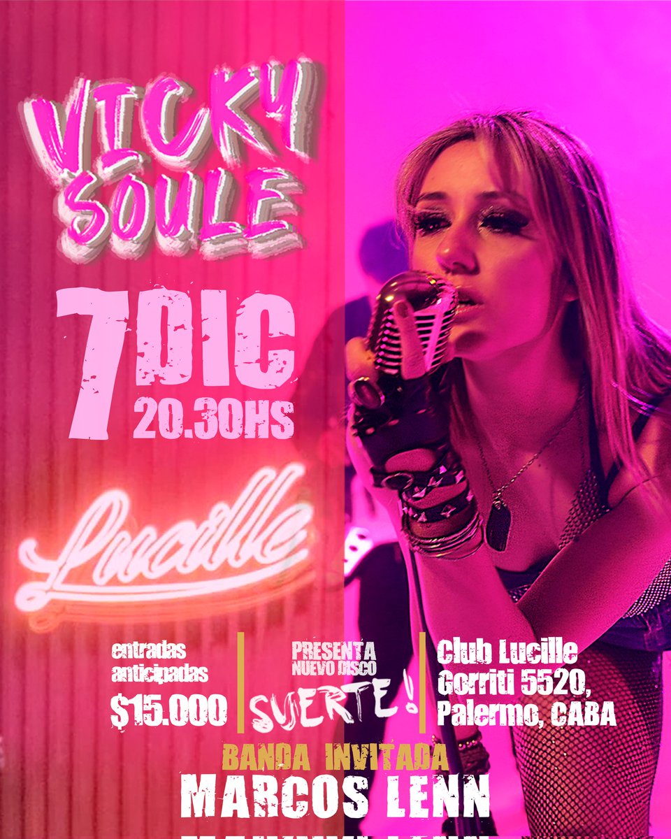 VickySoule's tweet photo. Entradas anticipadas con descuento! https://t.co/xTmVdBUm2G