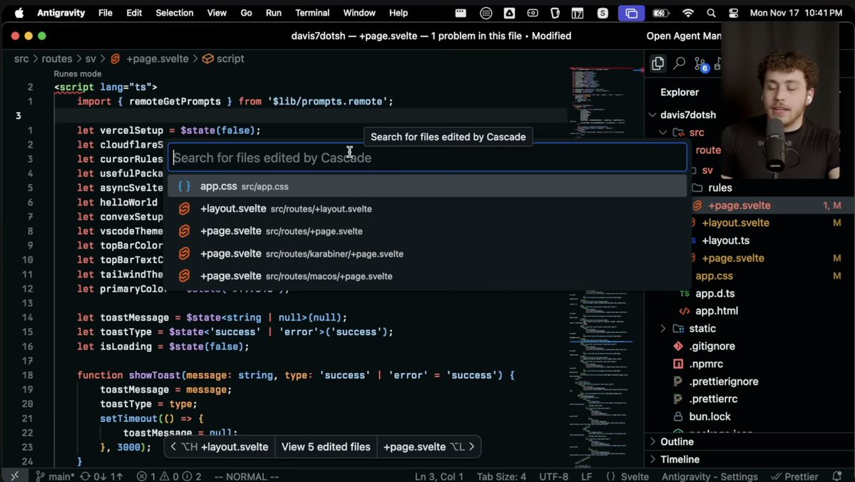 So Google just forked the Windsurf codebase and they even forgot to remove the Cascade branding in some places