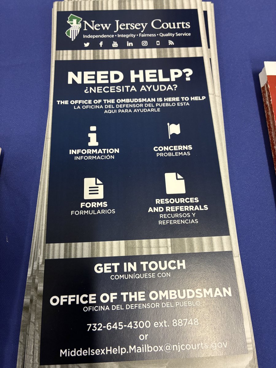 A special shout out to Middlesex County Vicinage for sharing information about current trends in the community like notary fraud and resources.