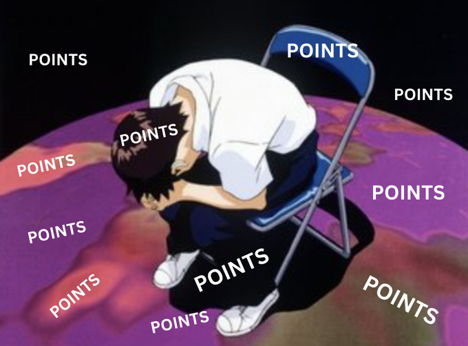 BringMeCoins's tweet image. - kaito yaps
- xeet signals
- wallchain quacks
- opinion points
- hyperliquid points
- lighter points
- edgeX points
- grvt points
- legion points
- ethos score
- be eligible for some random ico points
- points to unlock more points
- emotional damage multiplier points

i&apos;m not…