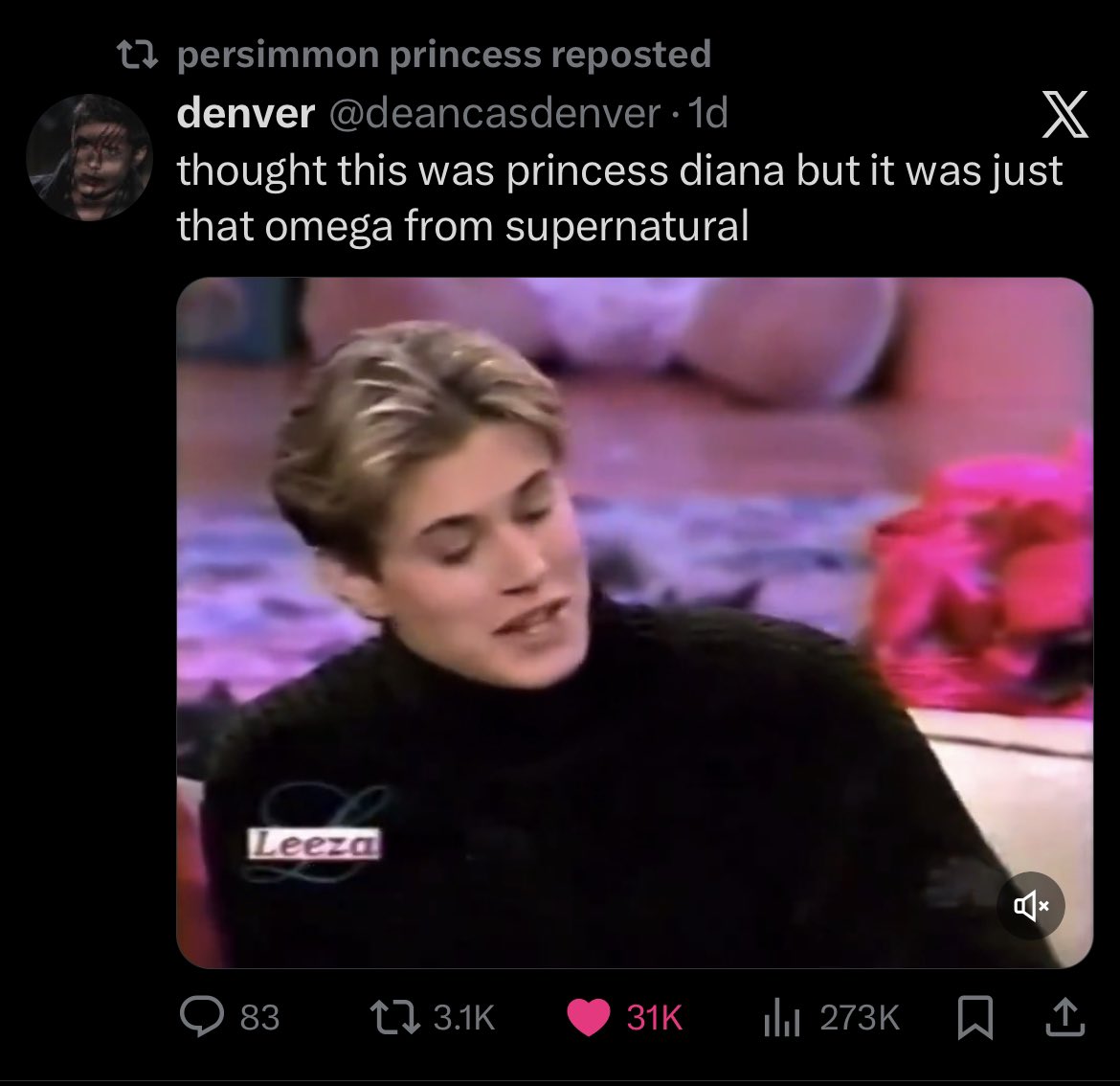 I fear me and Ells are influencing persi 

PERSIMMON DOT PRINCESS WHAT DO YOU KNOW ABOUT MY BOY JENSEN ACKLES