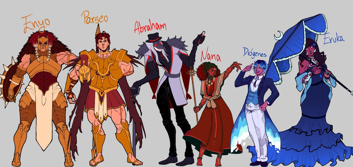 dumb4ss_______'s tweet image. Che de los protas en base a sus diseños, ¿cuál les parece más interesante y cuál menos? ¿Por qué? 

De paso sí quieren enumérenlos de cuál les gusta más al que menos les gusta.