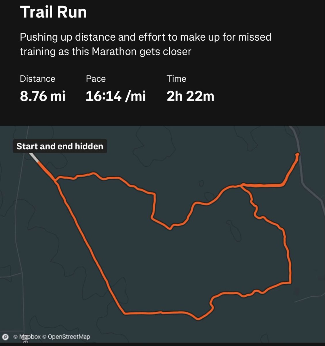 Trail running is the most humbling activity I can think of