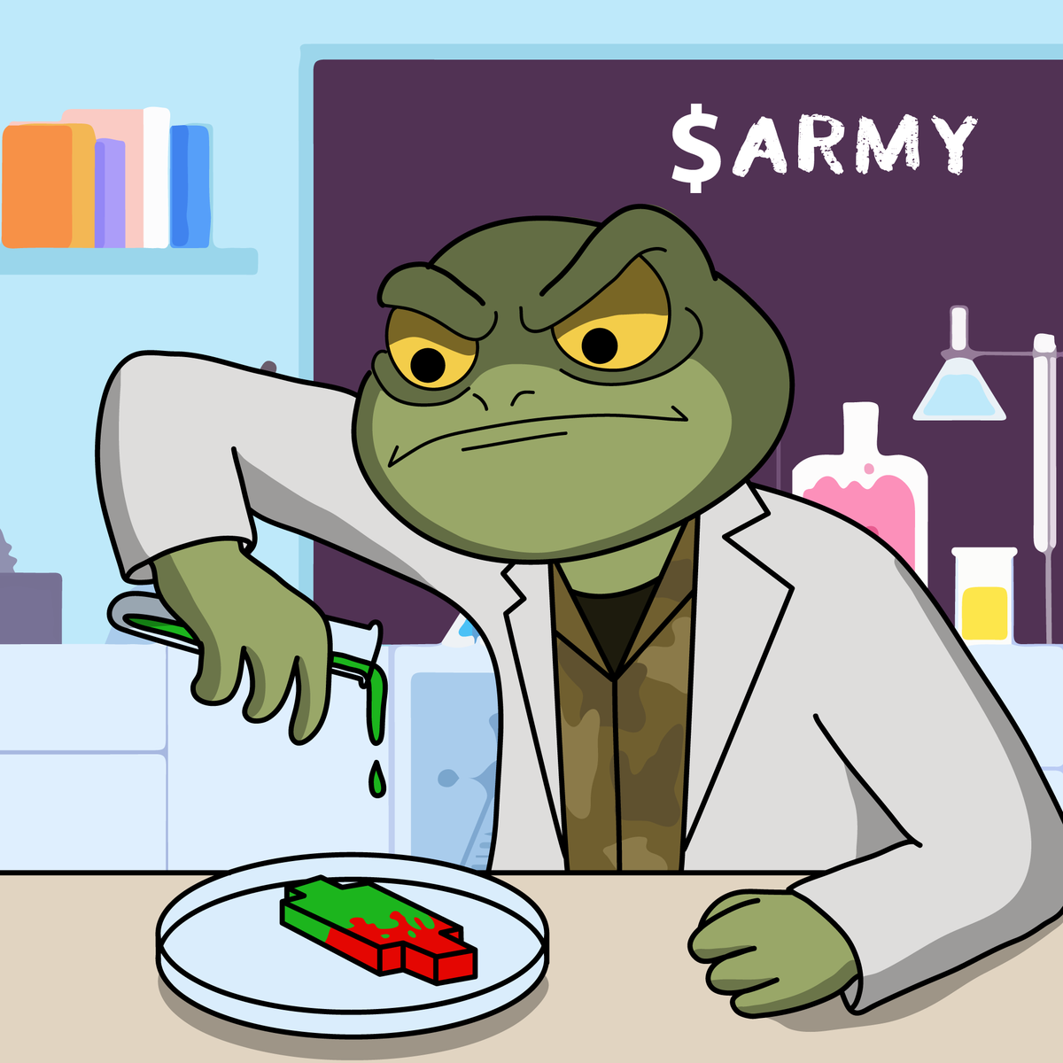 armycoinsol's tweet image. Mixing chemicals, melting resistance, turning the chart into a masterpiece 🧪🎨