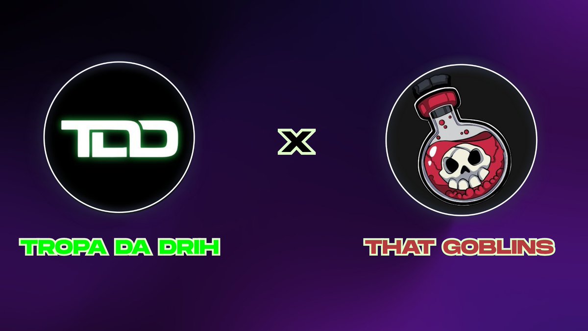 TropadaDrih's tweet image. ⭐ COLLAB ANNOUNCEMENT: That Goblins

We are happy to announce our partnership collaboration with That Goblins @thatgoblins

Goblins is a cult movement born from the underground of Web3. After spreading across chains, we’re now taking root permanently on Solana. The goal is…
