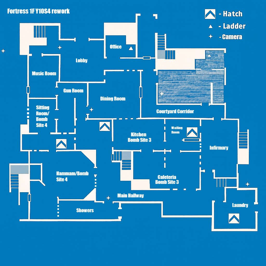 ShellRazor44's tweet image. Any @Rainbow6Game players want to learn and strat on the new reworked Fortress here you go. Have fun.