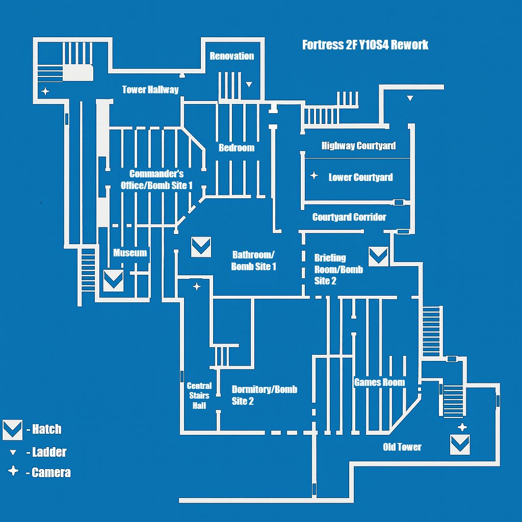 ShellRazor44's tweet image. Any @Rainbow6Game players want to learn and strat on the new reworked Fortress here you go. Have fun.