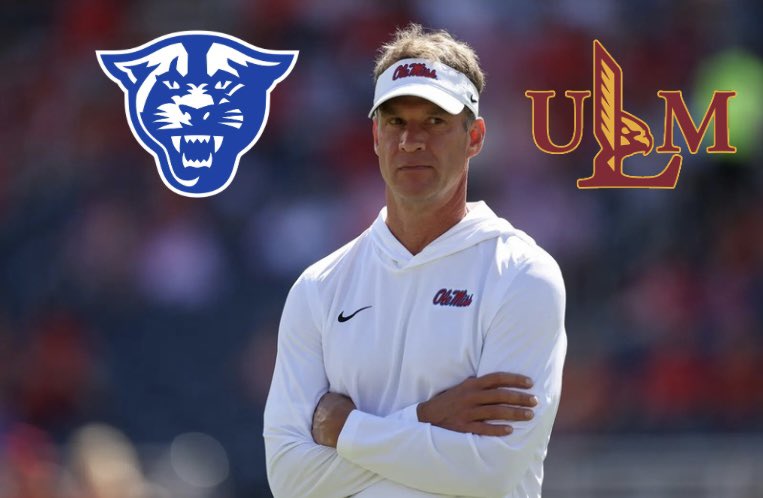 sunbelt_sports's tweet image. Sources indicate that Ole Miss Head Coach Lane Kiffin is “torn” between these two programs. 

“The SEC is too easy. At this point in my career, I want a real challenge.”
