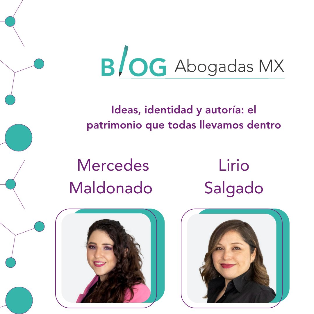 No te pierdas "Ideas, identidad y autoría: el patrimonio que todas llevamos dentro" por Mercedes Maldonado y Lirio Salgado, Asociada y Asociada Senior en Pérez- Llorca.

shorturl.at/bREBL