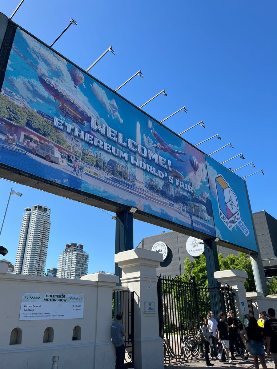 Biotokenworld's tweet image. Estamos muy felices de participar en #DevconnectArg en La Rural, Buenos Aires. Como Biotoken, llevamos nuestra experiencia en tokenización de carbono y activos climáticos onchain para sumar a la #Ethereum World&apos;s Fair y a la misión de llevar Argentina onchain.🌎