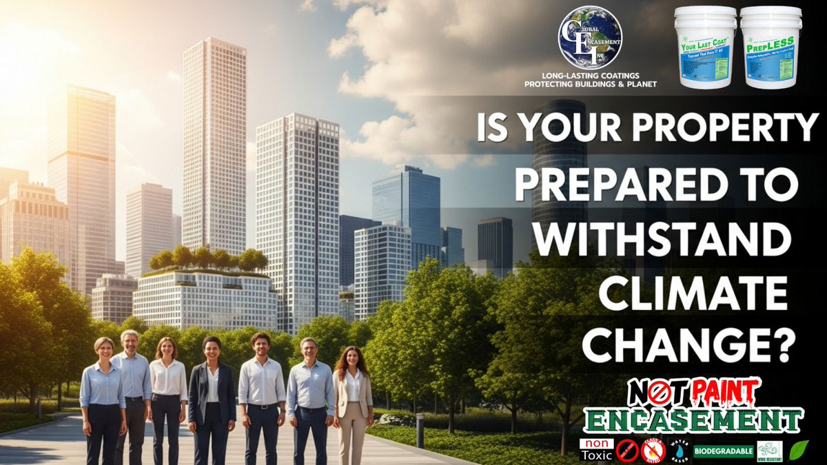 encasementguy's tweet image. 🚨 The climate is changing — is your property ready? 🌍

✨ Order now because protecting your building today protects the planet tomorrow.  encasement.com/order-green-co…

#ClimateAction #GreenCoatings #BuildingProtection