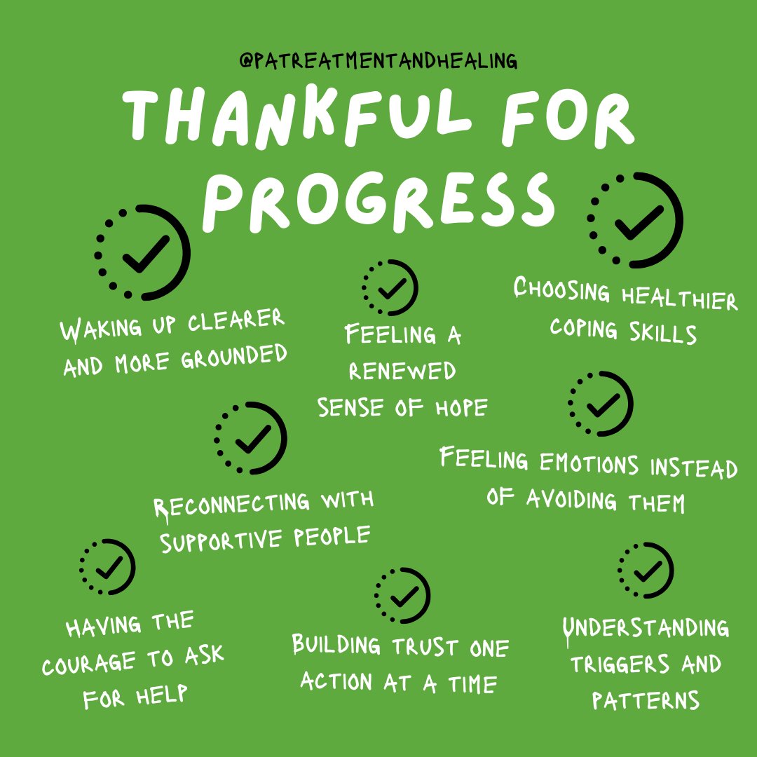 PATH_ToChange's tweet image. Every step forward in recovery is worth celebrating.

At PATH, we honor your courage, your resilience, &amp;amp; your dedication to keep moving forward. Celebrate your progress today. It matters! ✨

#ThankfulForProgress #CreatingaPATHForward #PATHtoHealing #PATHtoSuccess
