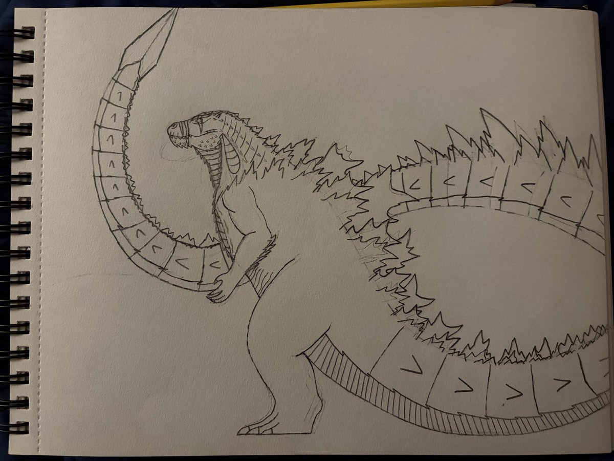 ZillaVader's tweet image. You actually get to see Surge’s tail this time, well most of it

#fangoji #Godzilla #Godzillafanart