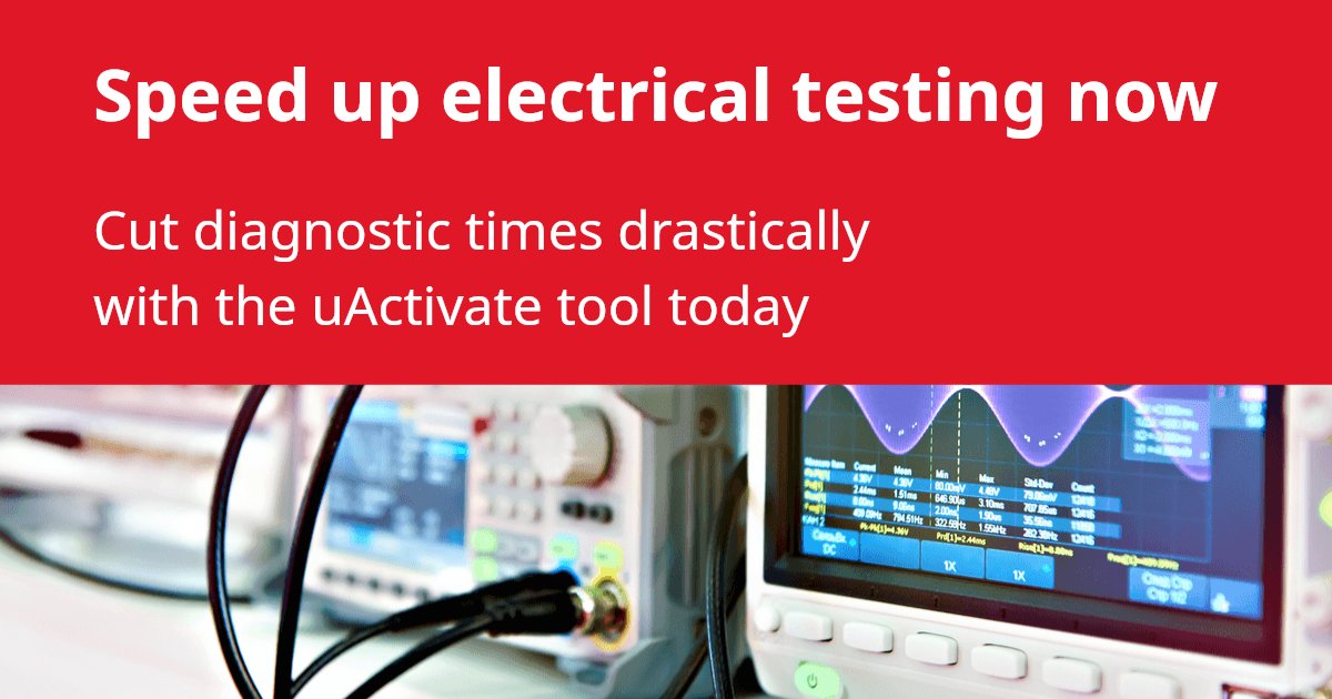 AESwave's tweet image. Tired of waiting hours for electrical diagnostics? Meet uActivate—your ticket to faster, efficient testing. Tell us how it streamlines your workflow. #ElectricalInnovation #uActivate #TechEfficiency #DiagnosticsReimagined #TimeSaver #Innovation #EngineeringGenius