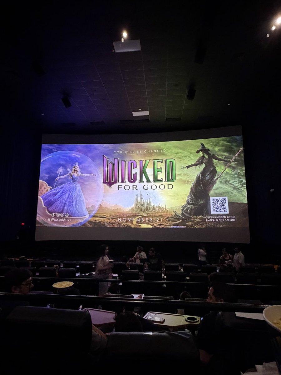 thelegacyofnerd's tweet image. Seated and ready to walk down the yellow brick road!

Review for ‘Wicked: For Good’