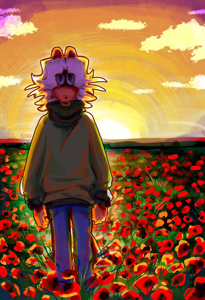BIBRAart's tweet image. Red poppy 

#oc #CITRUSPAIN #Spuffy