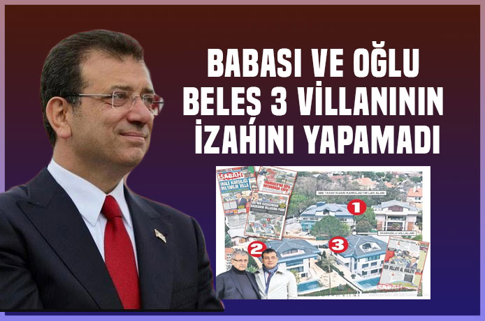 güllüce tarım A.Ş. den 15 milyon tl ye satın alınan vilların değeri 50 milyon dolar.
imamoğlunun ne kendisi ne babası nede onu uçuran müritleri açıklayamıyor.sende çıkmış göbels taktiği ile bu durumdan kurtulmaya çalışıyorsun😋