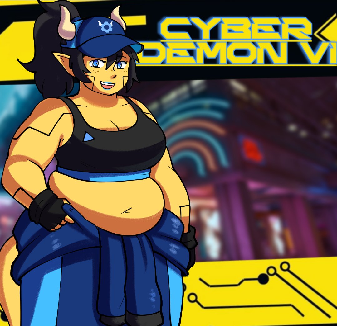 ⚙️ VI 😈 CYBERDEMON VTUBER tweet media