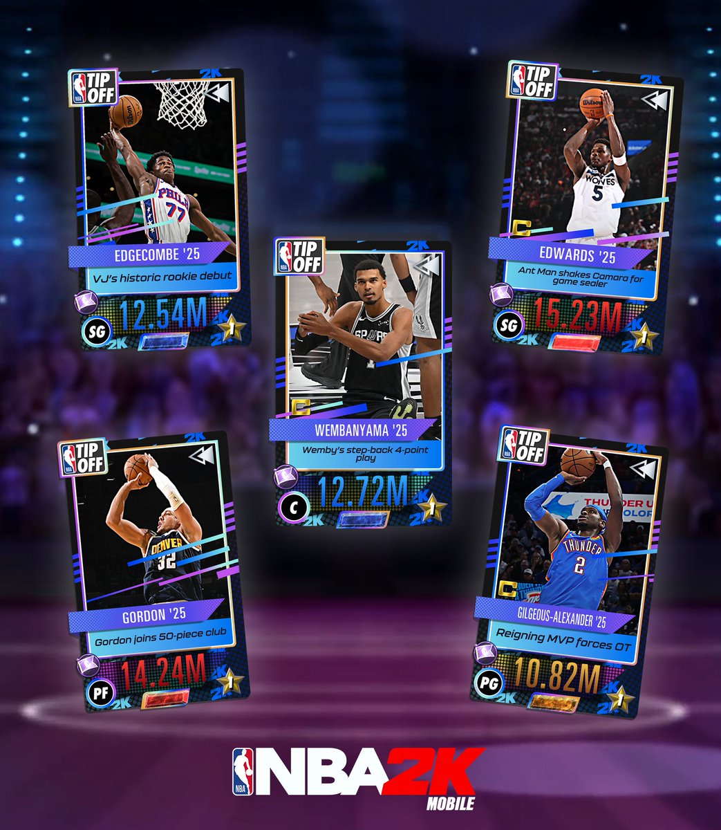 なんだかんだ。 その日貯まったコイン使うくらいで、無課金で100万ポイントまでいきました。 いくもんですね。  最後の方アイテム輩出とかポイント数爆上がりとかしてたもんな。 最終日付近にやった方が楽というイベントでしたな。 #NBA2kmobile