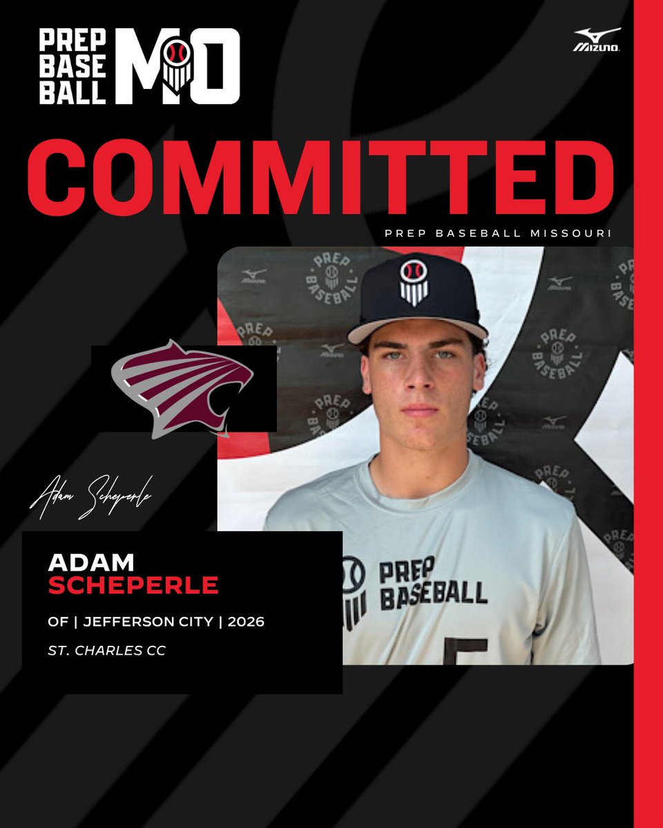 OF Adam Scheperle (Jefferson City, 2026) commits to St. Charles Community College

<a href="/adamscheperle/">Adam Scheperle</a>
<a href="/jcjays_baseball/">Jeff City Jays Baseball</a>
<a href="/CougarsSCC/">St. Charles Cougars</a>

👤: loom.ly/eH8rT98
