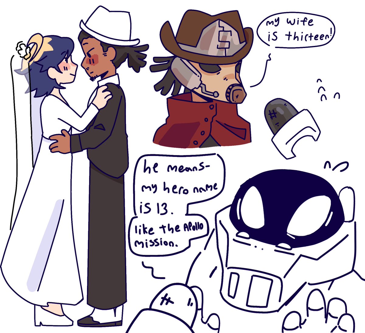 Orangefizziez's tweet image. In honor of this hit tweet I decided to draw them
#mhatwt