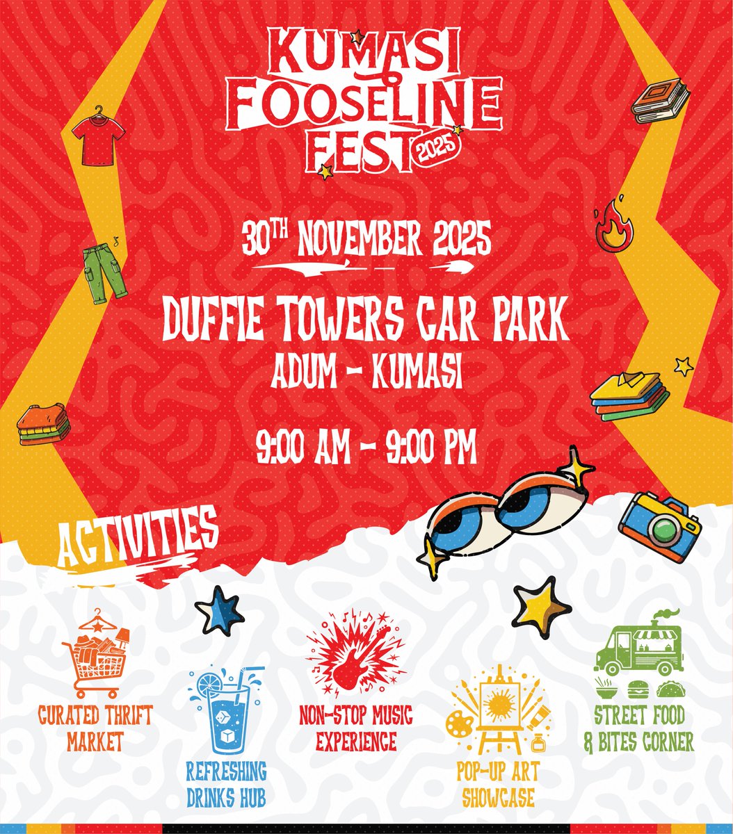 KwameHasVision's tweet image. for Kumasi Fooseline Fest