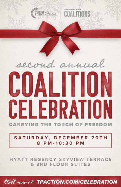 It’s that time of year! Join us for the Second Annual Coalition Celebration. Let’s wrap up the year together and carry the torch of freedom into 2026. 🇺🇸❤️