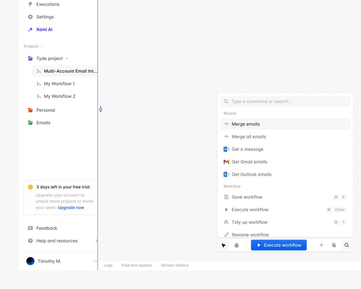 timothymaarv's tweet image. Some UI snippets from an AI powered workflow builder I have been working on 🤌🏾