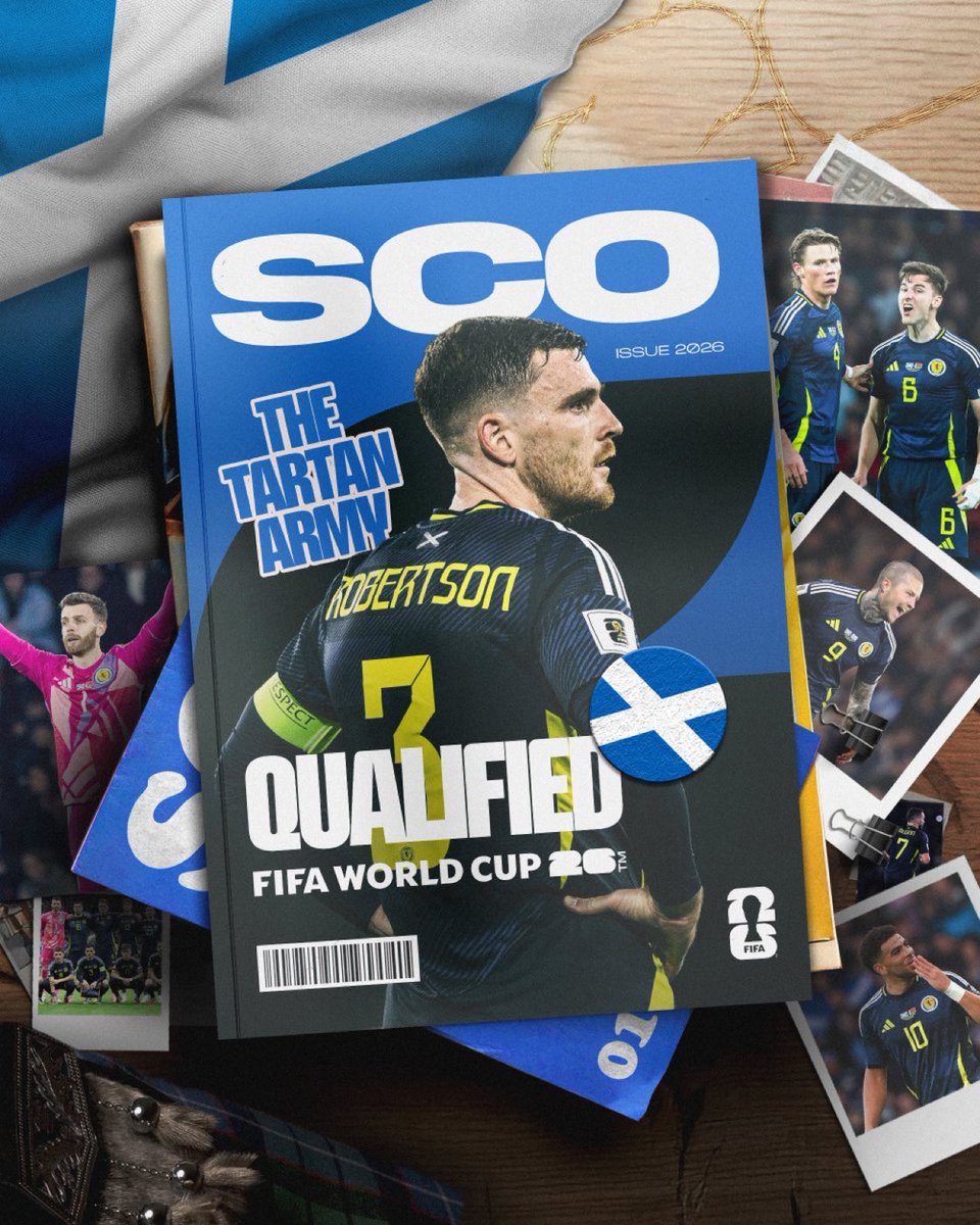 AlertaNews24's tweet photo. 🏴󠁧󠁢󠁳󠁣󠁴󠁿⚽️ | AHORA: Escocia se clasifica para la Copa Mundial de Fútbol Masculino por primera vez desde 1998. https://t.co/G6X9BeYH4h