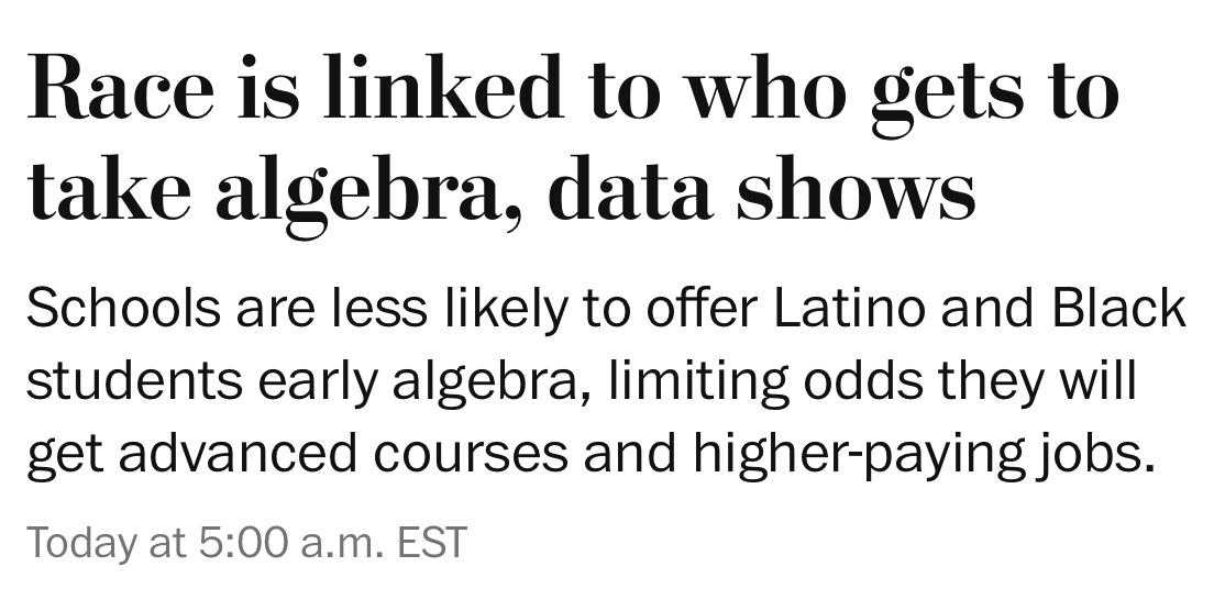 Automatic enrollment in advanced courses: an idea whose time has come.