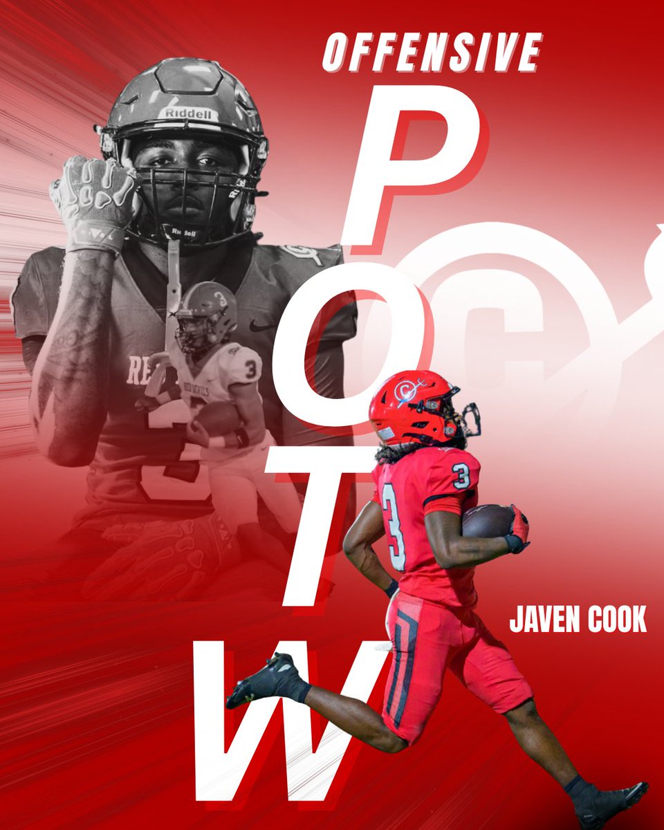 Clinton Red Devil Football tweet media