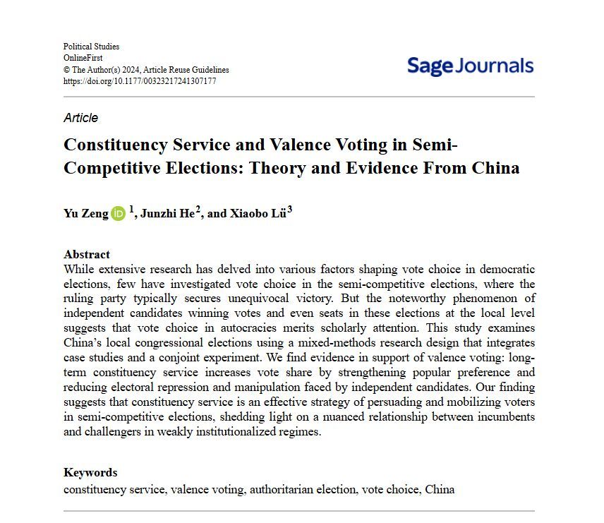 Political Studies tweet media