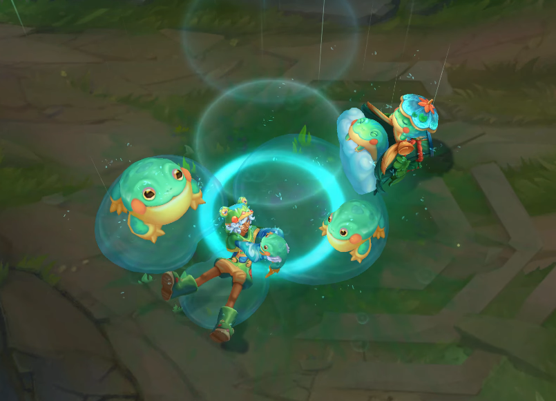 YozuLoL's tweet image. Milio with his animals 🐸🦭🩷