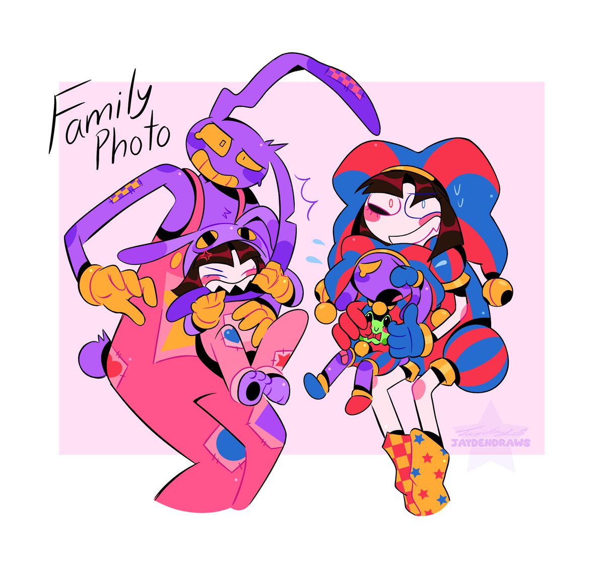 Kids am I right? 😒 #theamazingdigitalcircus #tadc #tadcfanart #jax #pomni #funnybunny #glitchproductions