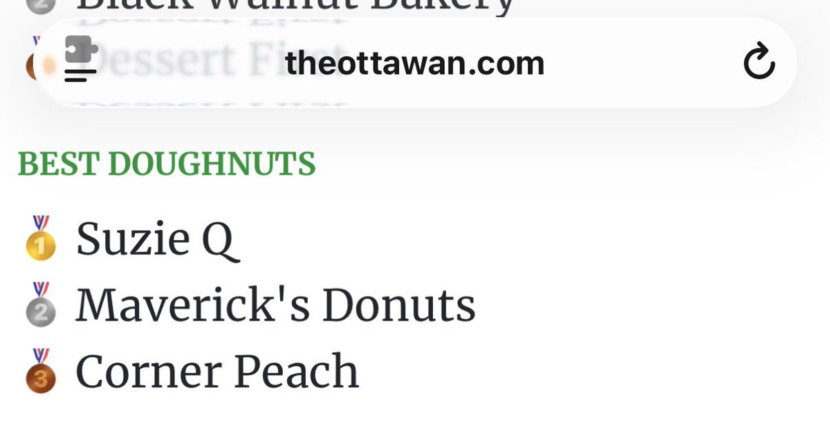 I feel sick to my fucking stomach suzyq voted best donut and bamms snack shack isn’t even there this city is under MOSSAD MIND CONTROL