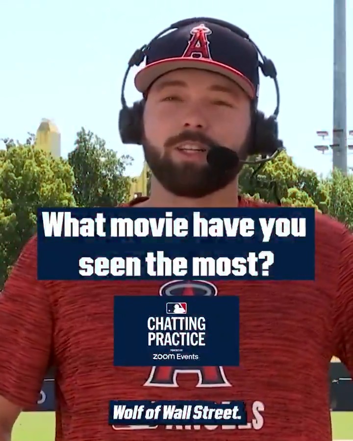 Nolan Schanuel has seen his favorite movie about 25 times - and counting.

(MLB x @Zoom) 