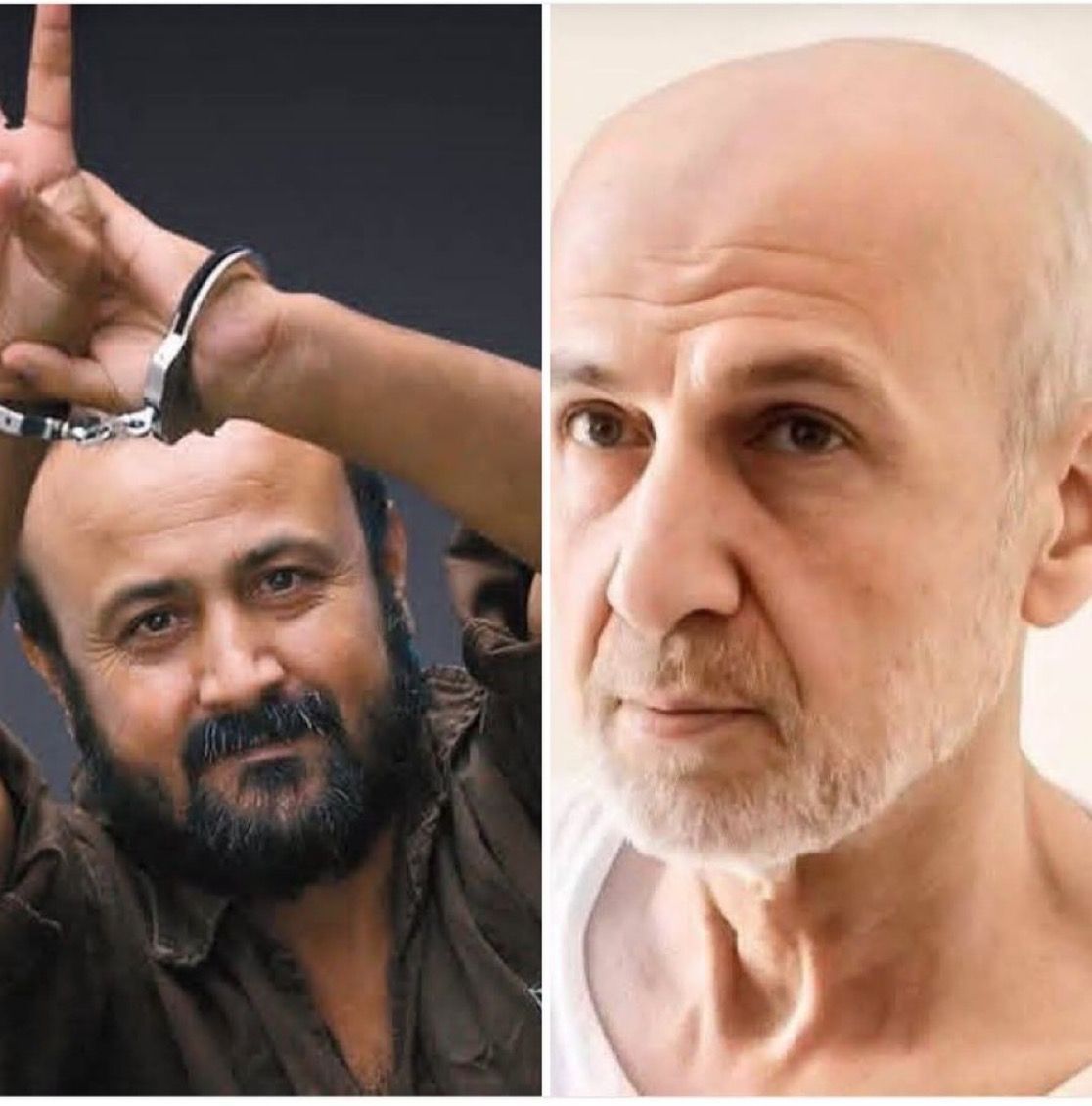 MyPalestine0's tweet image. مروان البرغوثي، عشرون عاماً من السجن ظلماً وعدواناً وبدون مسوّغ قانوني. تغيرت ملامحه وضاع عمره في السجن، كآلالاف من الفلسطينيين الأخرين.